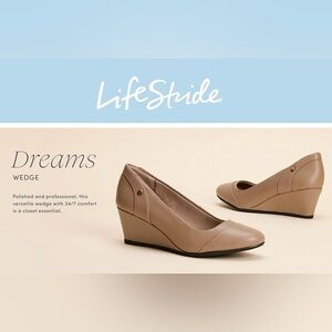 NEW wide Life Stride Dreams wedge